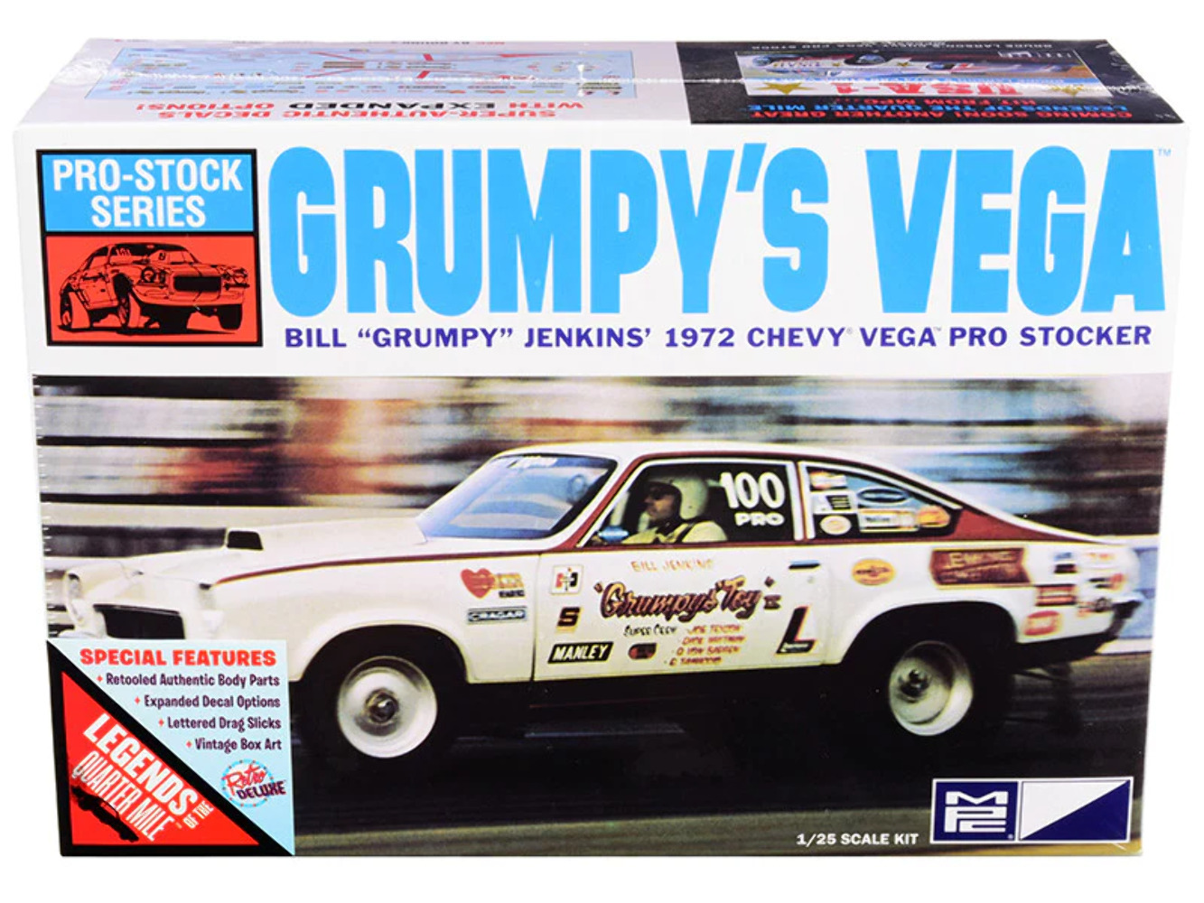 Skill 2 Model Kit 1972 Chevrolet Vega Pro Stock Bill \\Grumpy\\\