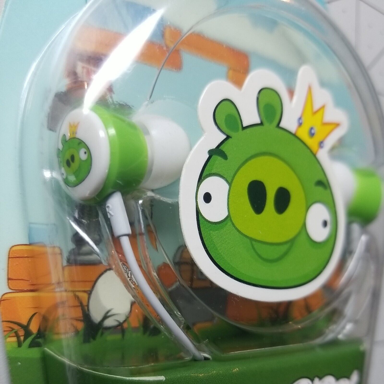 Angry Birds Tweeters Earbuds Earphones Stereo Headphones Gear4 Green 3.5mm