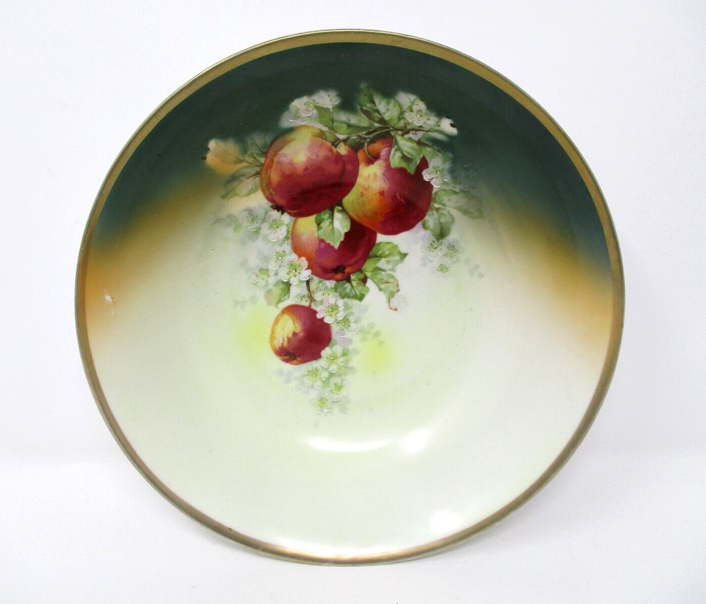 Vintage Three Crown Fruit Bowl Apple Made in Germany Serving Porcelain