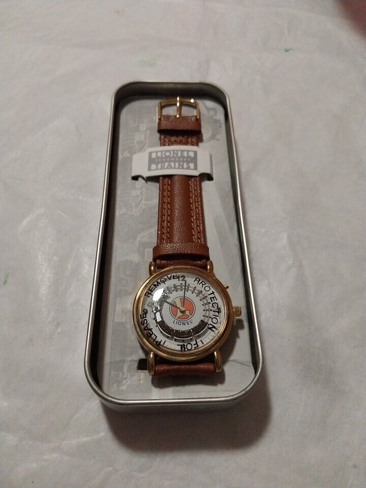 Vintage Lionel Train Watch with tin case Never Worn, Needs Battery