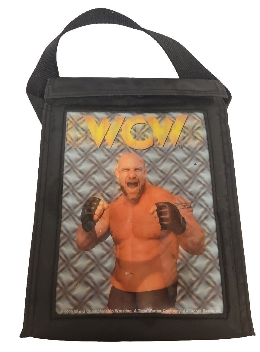 Vintage Goldberg WCW Wrestling Personal Lunch Cooler, Lunchbox Sandwich