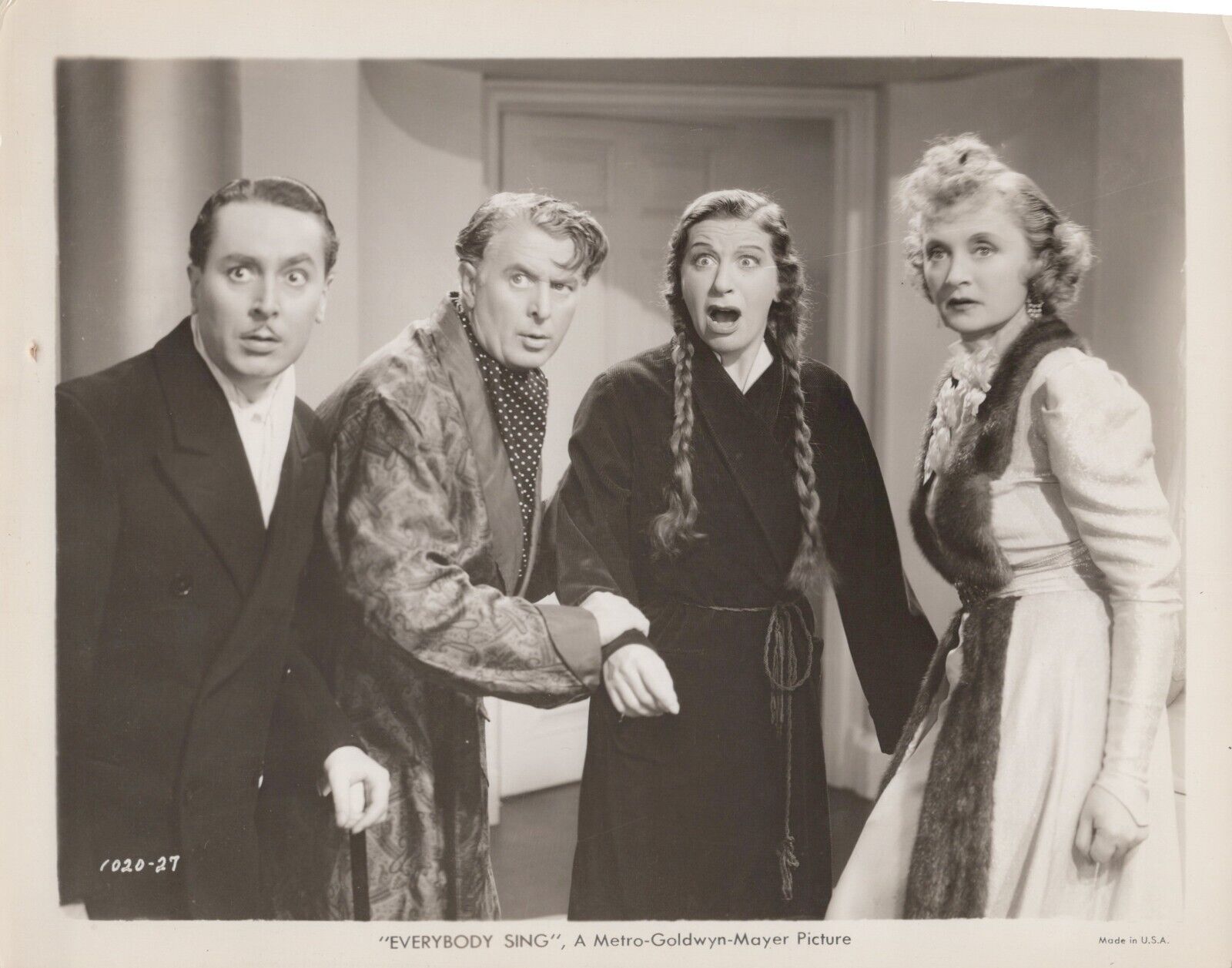 Reginald Gardiner + Reginald Owen + Fanny Brice + Helen Troy (1938) Photo K 387