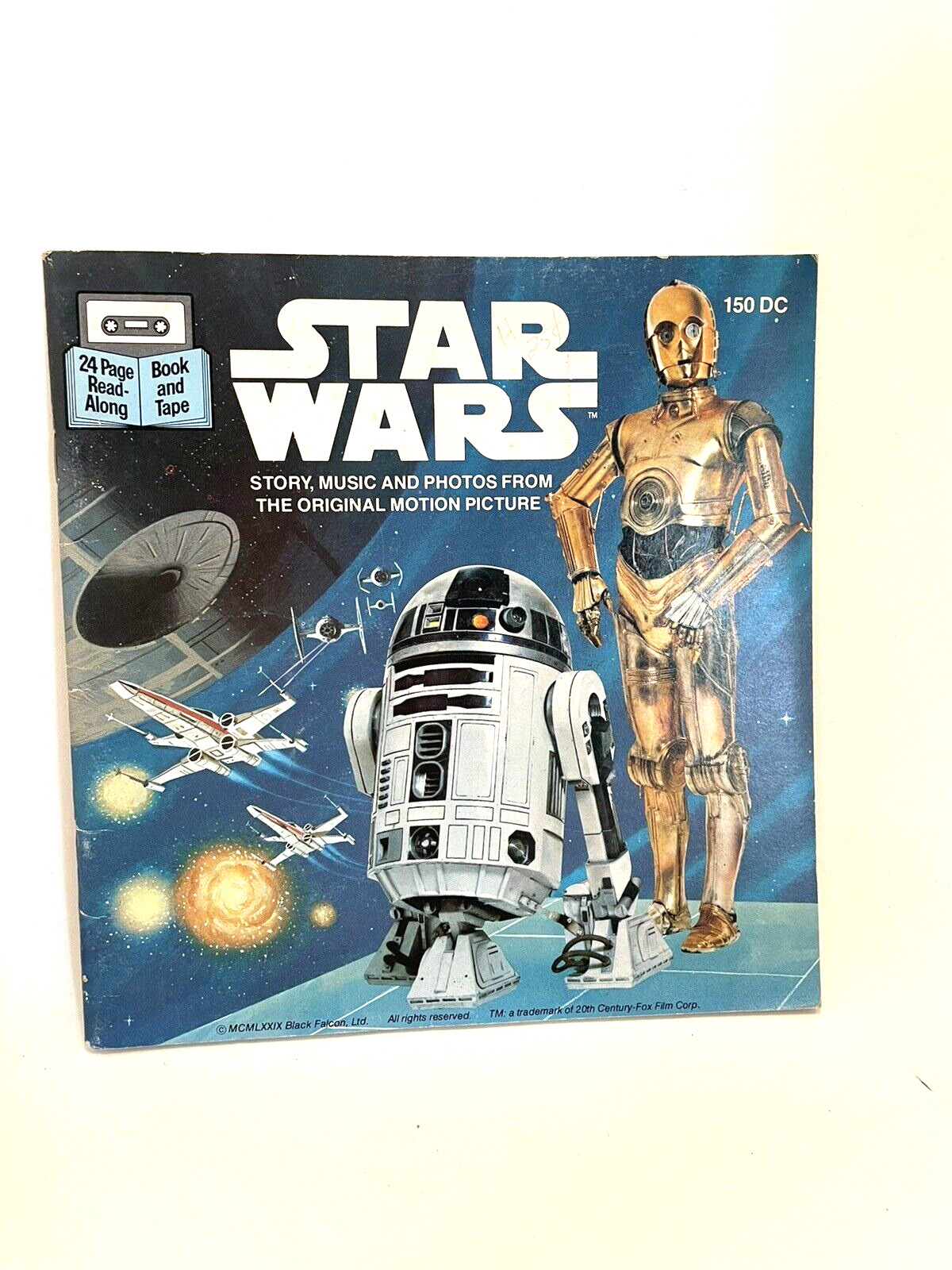 VINTAGE STAR WARS CHILDREN'S 24 PAGE READ-ALONG BOOK ONLY (NO CASSETTE)