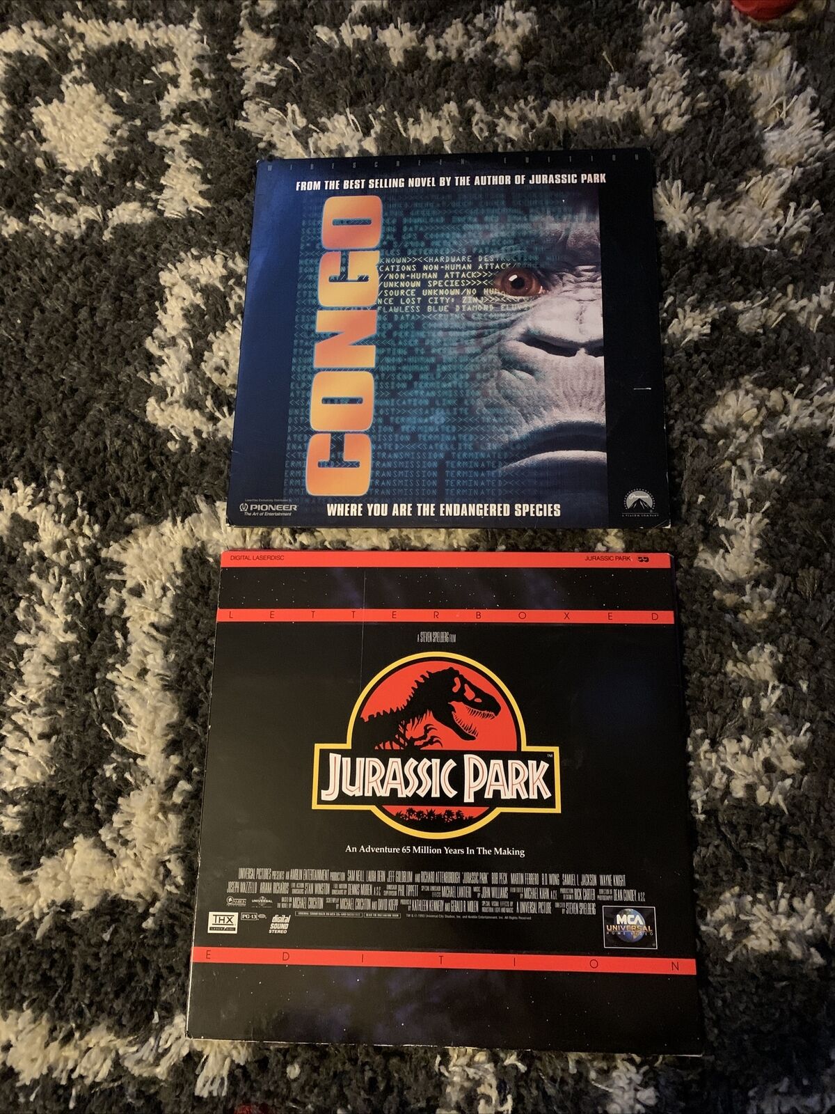 Laserdiscs Movies Lot Of 2 Jurassic Park Congo