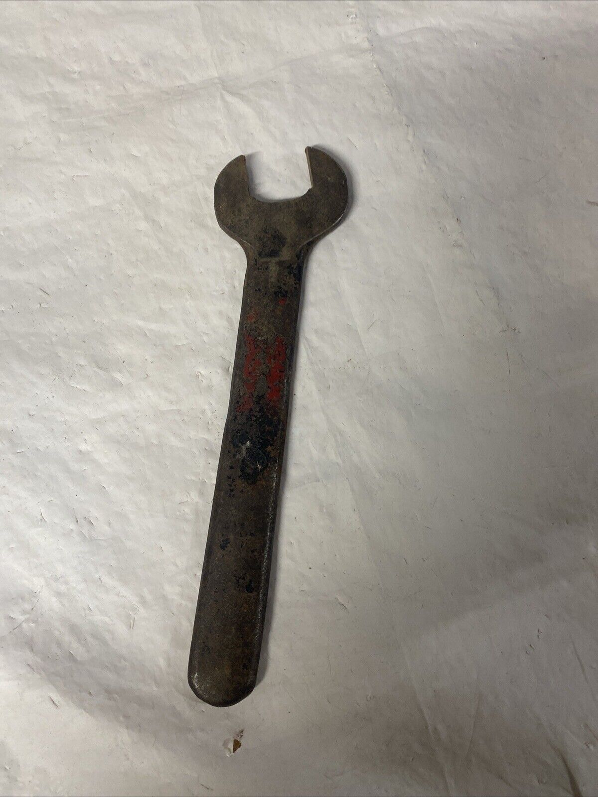 Unusual Old/Vtg Antique Hand Forged 1” Open Wrench