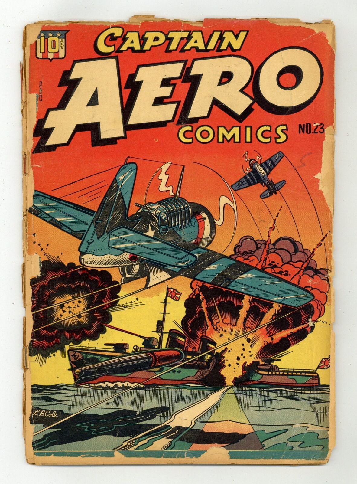 Captain Aero Comics Vol. 4 #23 PR 0.5 1945