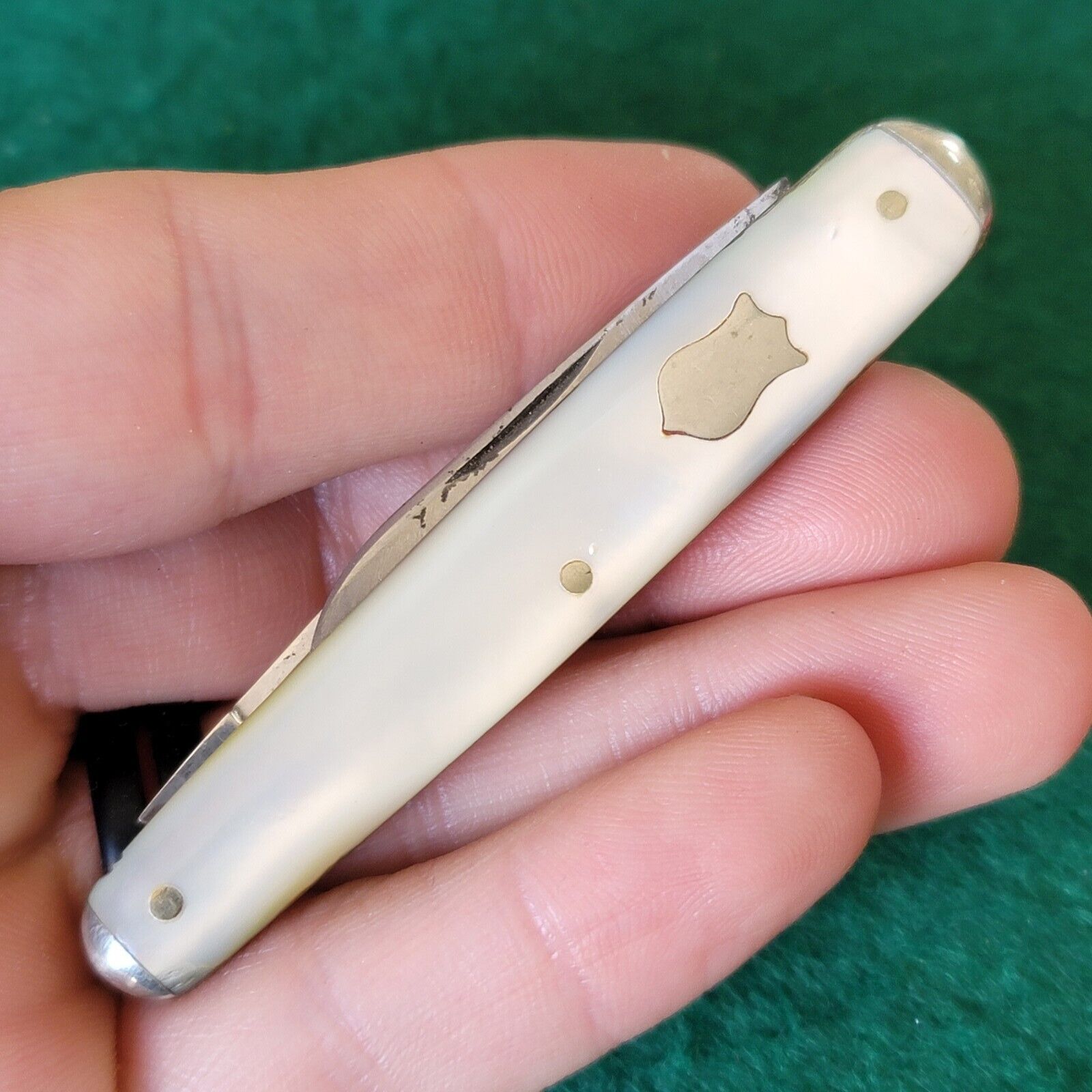 Old Vintage Antique Wostenholm IXL Pearl Sleeveboard Pen Pocket Knife