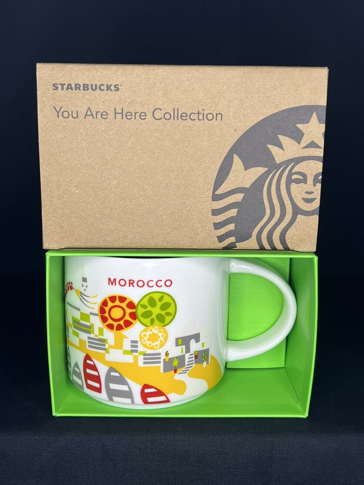 RARE Starbucks Morocco You Are Here Collection Mug 14oz 414mL Brand New with Box