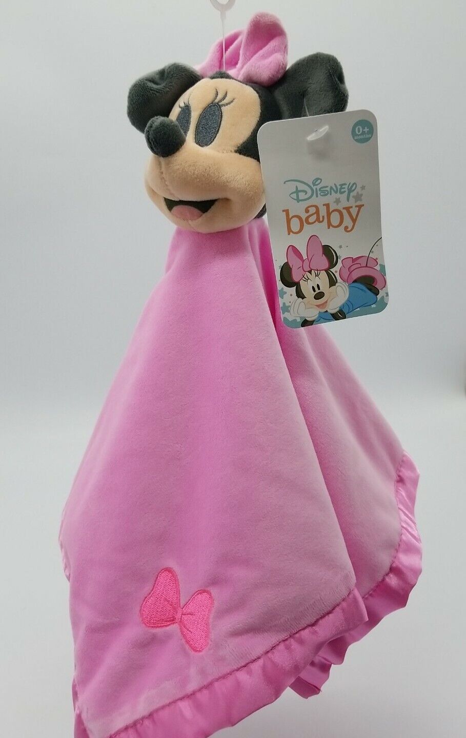 Disney Minnie Mouse Blankee Security Blanket Baby Lovey Pink Girl Shower Gift