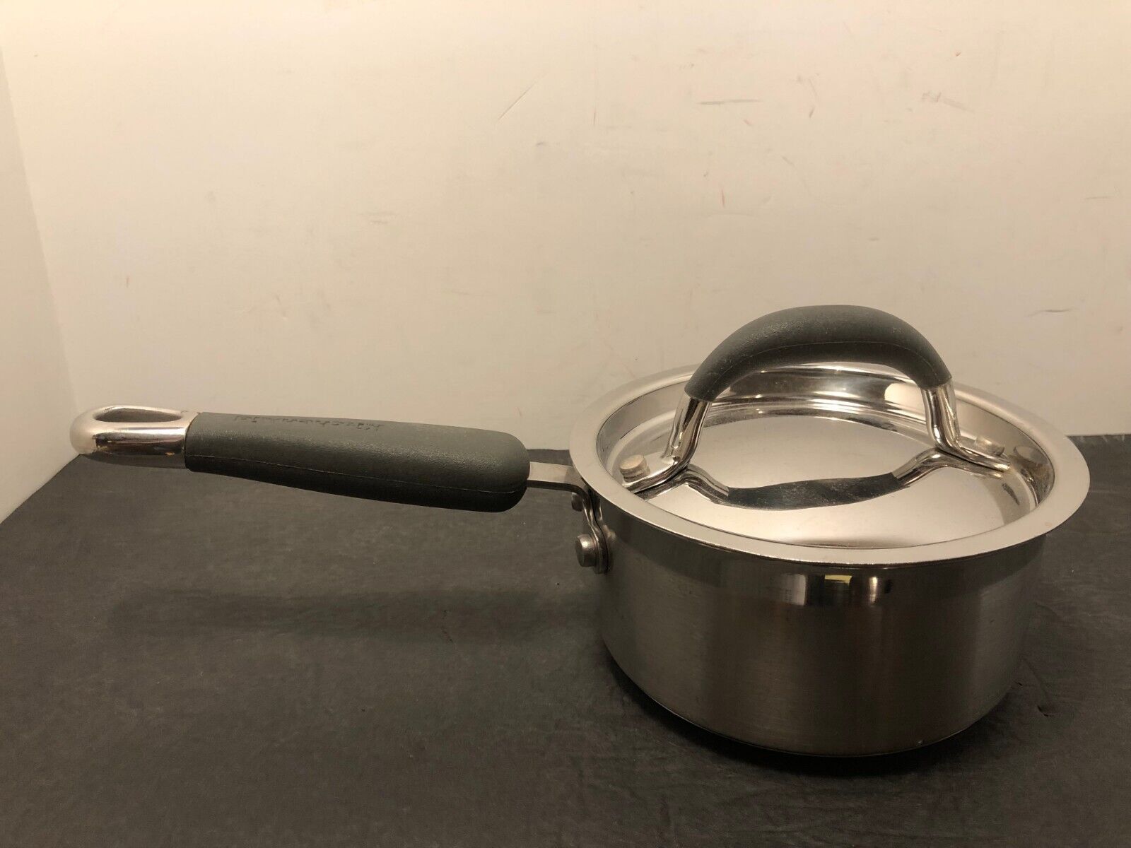 KitchenAid 1 Quart Stainless Steel Sauce Pan and Metal Lid Induction