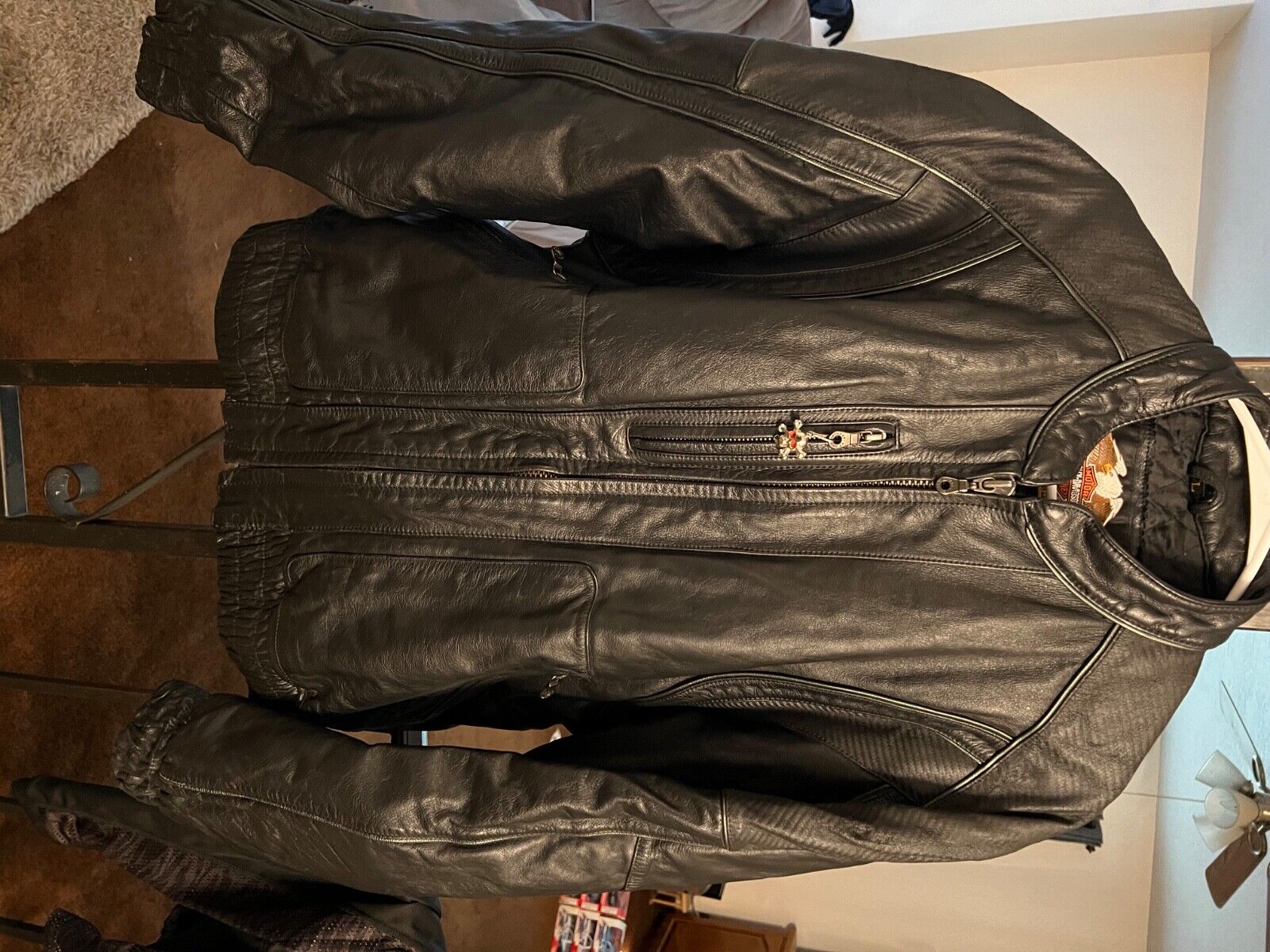 harley davidson jacket authentic leather (No Tags)