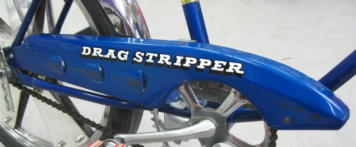 1 Iverson Drag Stripper DECAL STICKER for Banana Muscle Bike Bicycle Chainguard