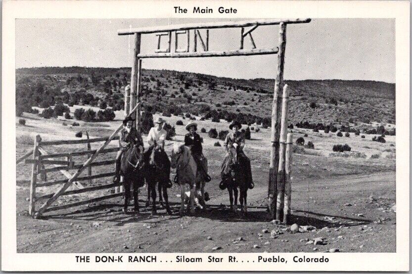 PUEBLO, Colorado Postcard THE DON-K RANCH \