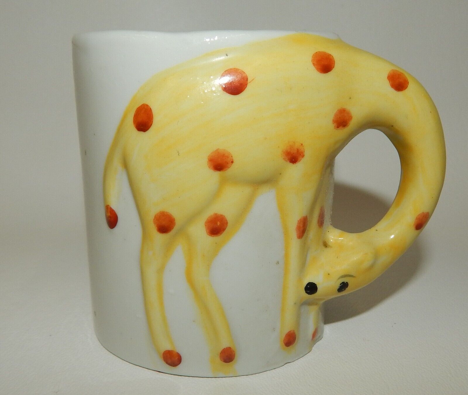 Child\'s China Dimentional Giraffe Figural Cup