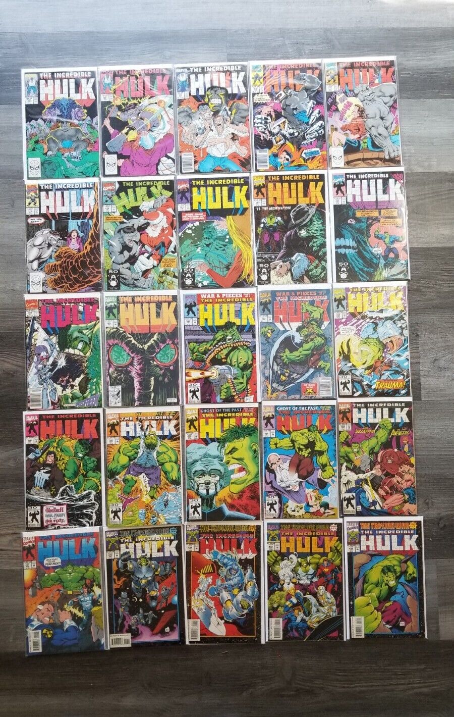 Incredible Hulk Comic Books Lot 351-416 Range Many Consecutive Issues 80s 90s