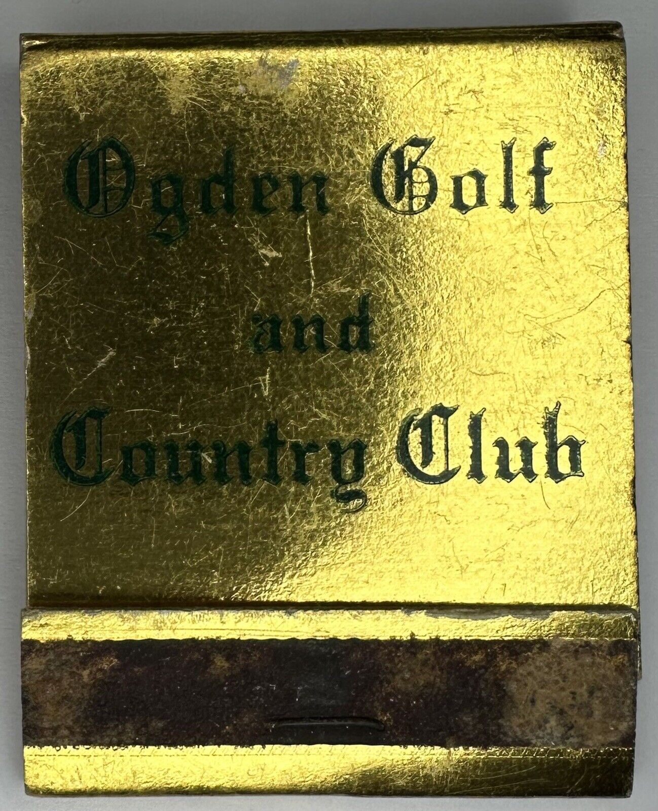 VINTAGE MATCHBOOK - Ogden Golf and Country Club / Utah
