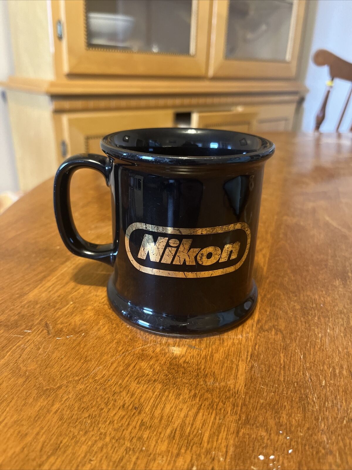 Vintage Nikon Coffee Mug From The Galaxy V.I.P Collection Black