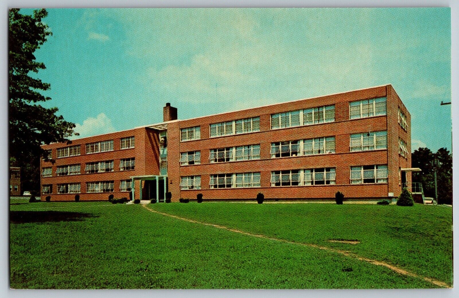 Emory, Virginia VA - Emory and Henry College Building - Vintage Postcard