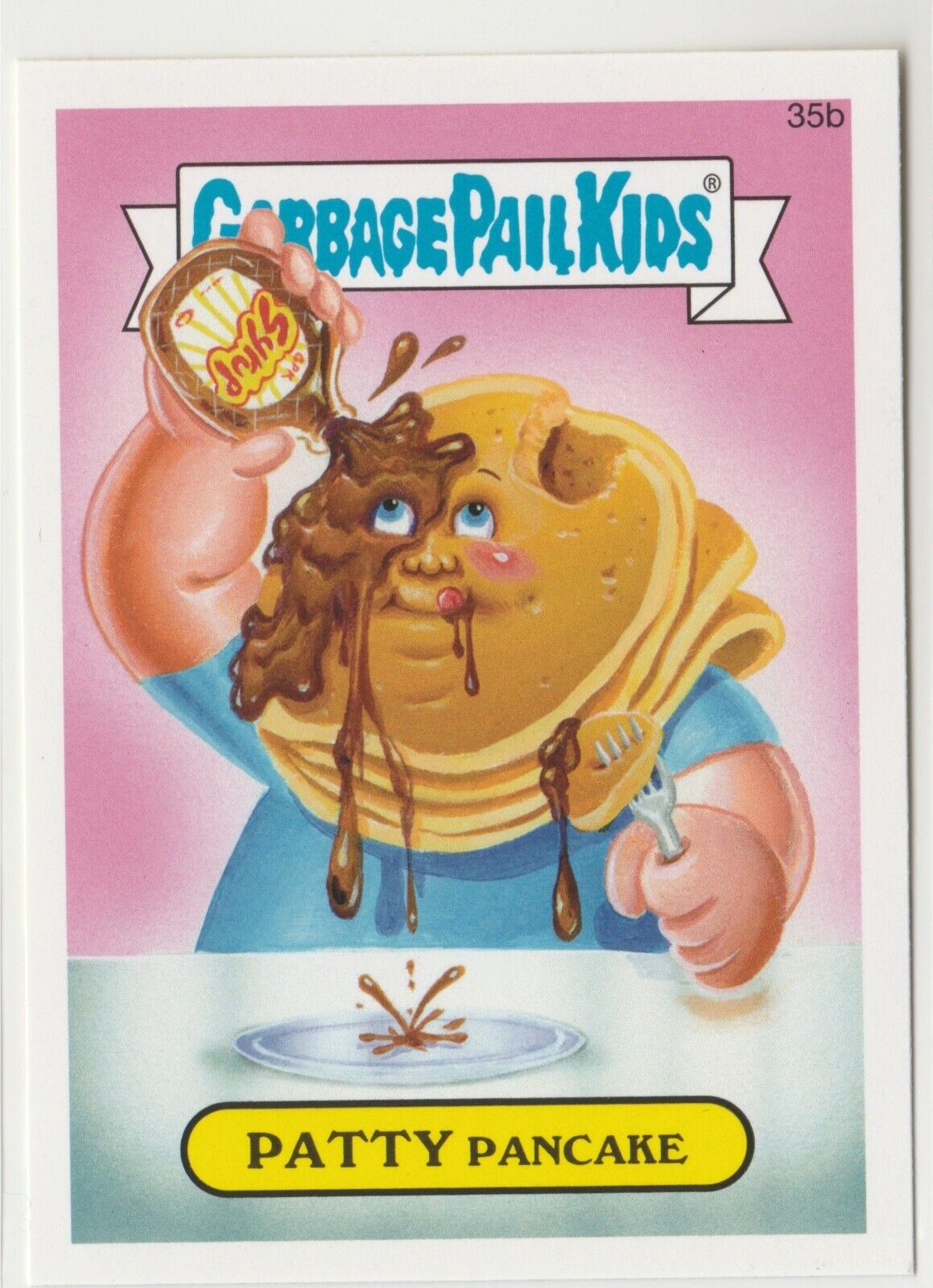 2015 Garbage Pail Kids Series 1 #35b Patty Pancake GPK 3434