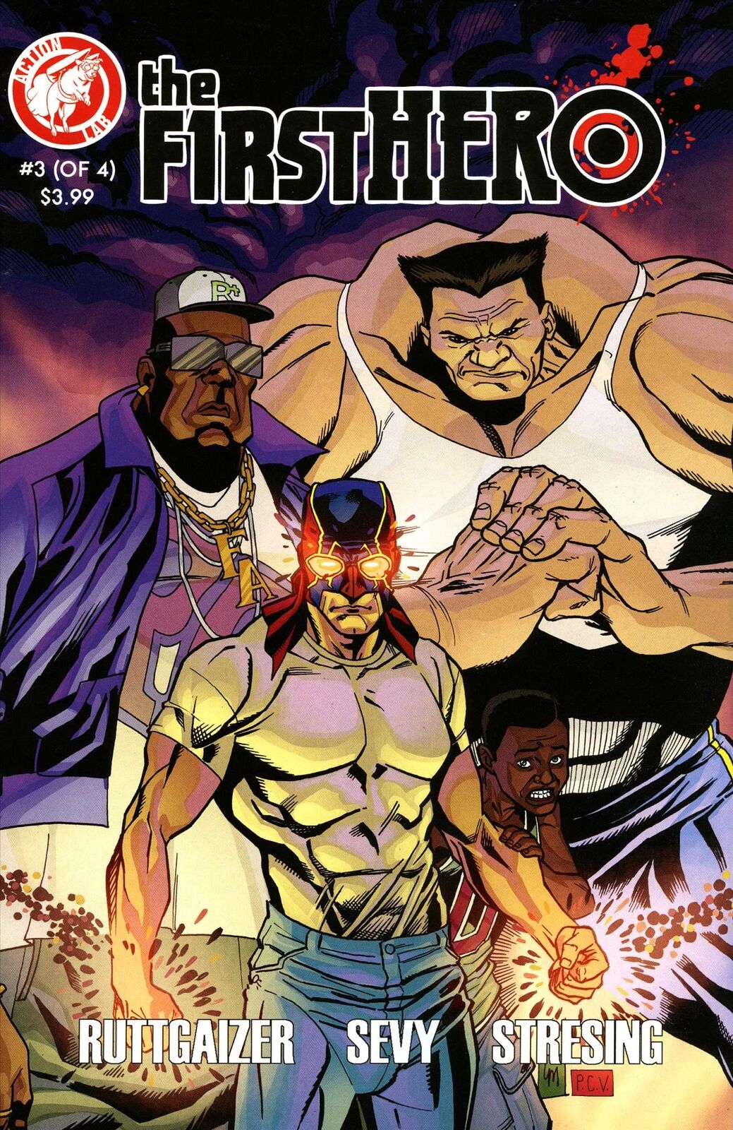 F1rst Hero #3 VF; Action Lab | First Hero Penultimate Issue - we combine shippin
