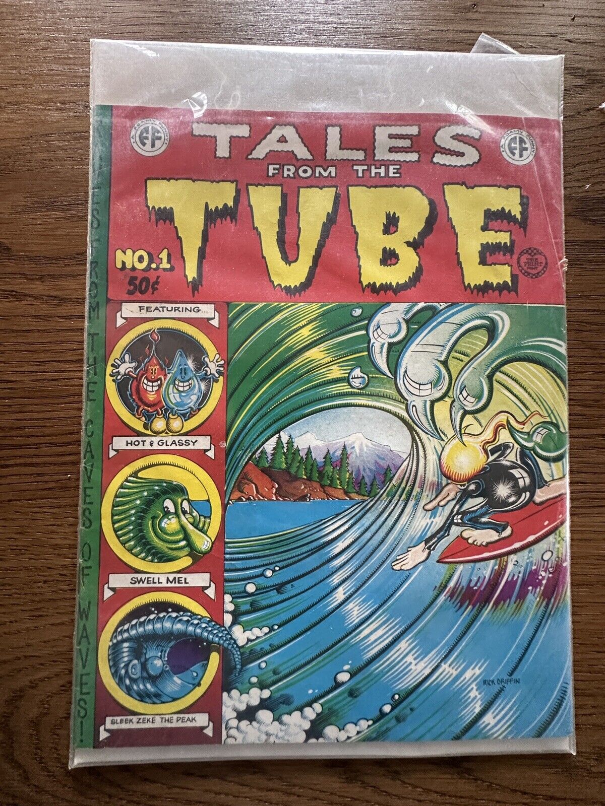 Tales From The Tube Rick Griffin R Crumb 1973 Print Underground Comix Comic