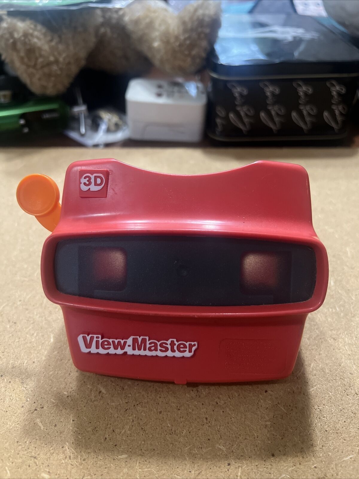 Vintage TYCO TOYS Red 3D View Master Viewer Disc Projector No Discs