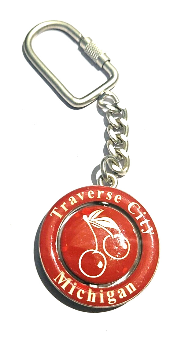 Vintage Traverse City Spinnin Keychain will be a cherished item for years to com