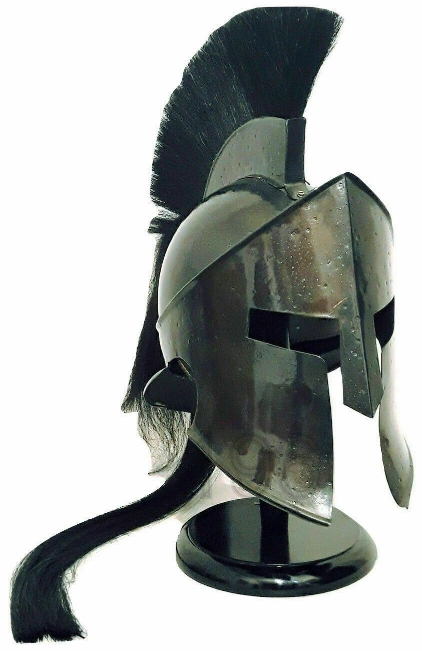 300 Movie Solid Steel Helmet Medieval  Antique Helmet Great king Leonidas DESGIN