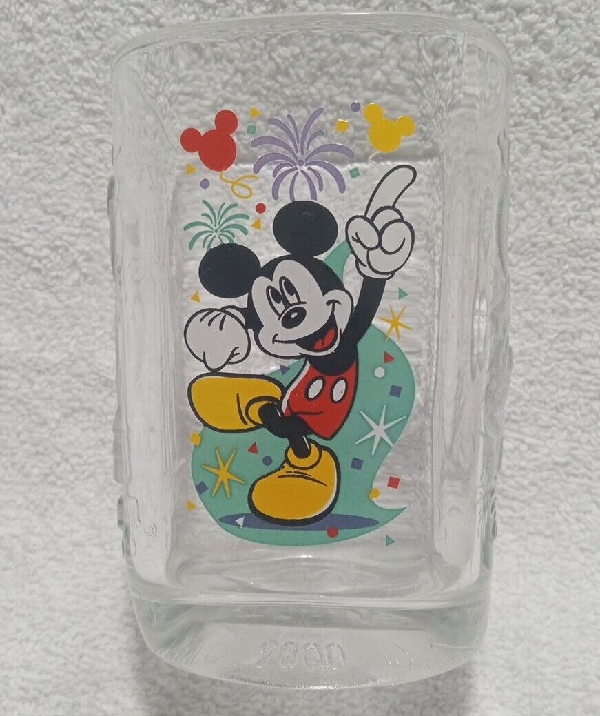 Vintage McDonalds Mickey Mouse Walt Disney World Celebration Glass 2000