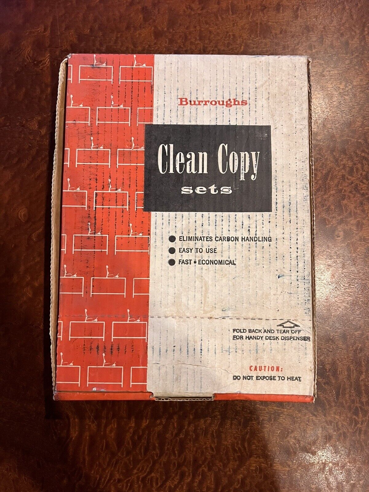 Vintage Copy Paper With Carbons Burroughs Clean Copy Sets USA
