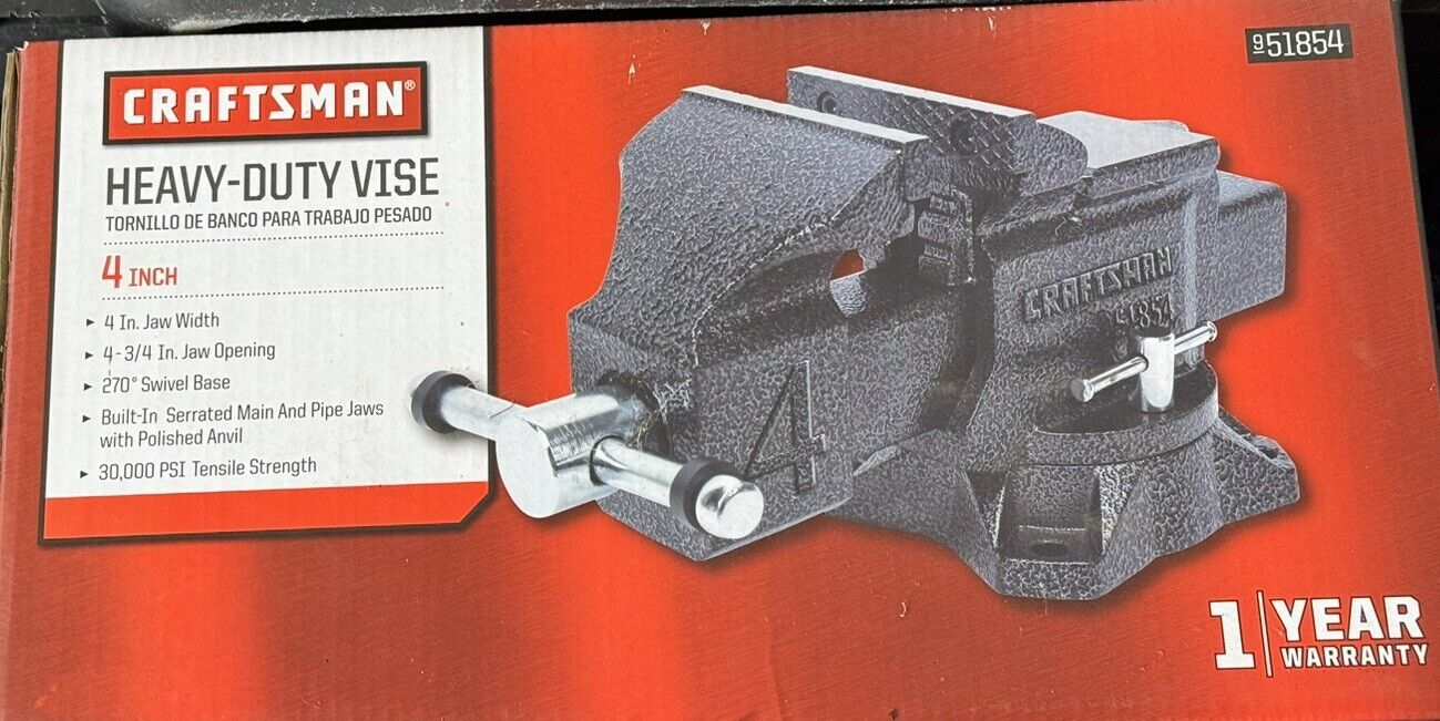 SEARS Craftsman Heavy Duty Bench Vise New In box