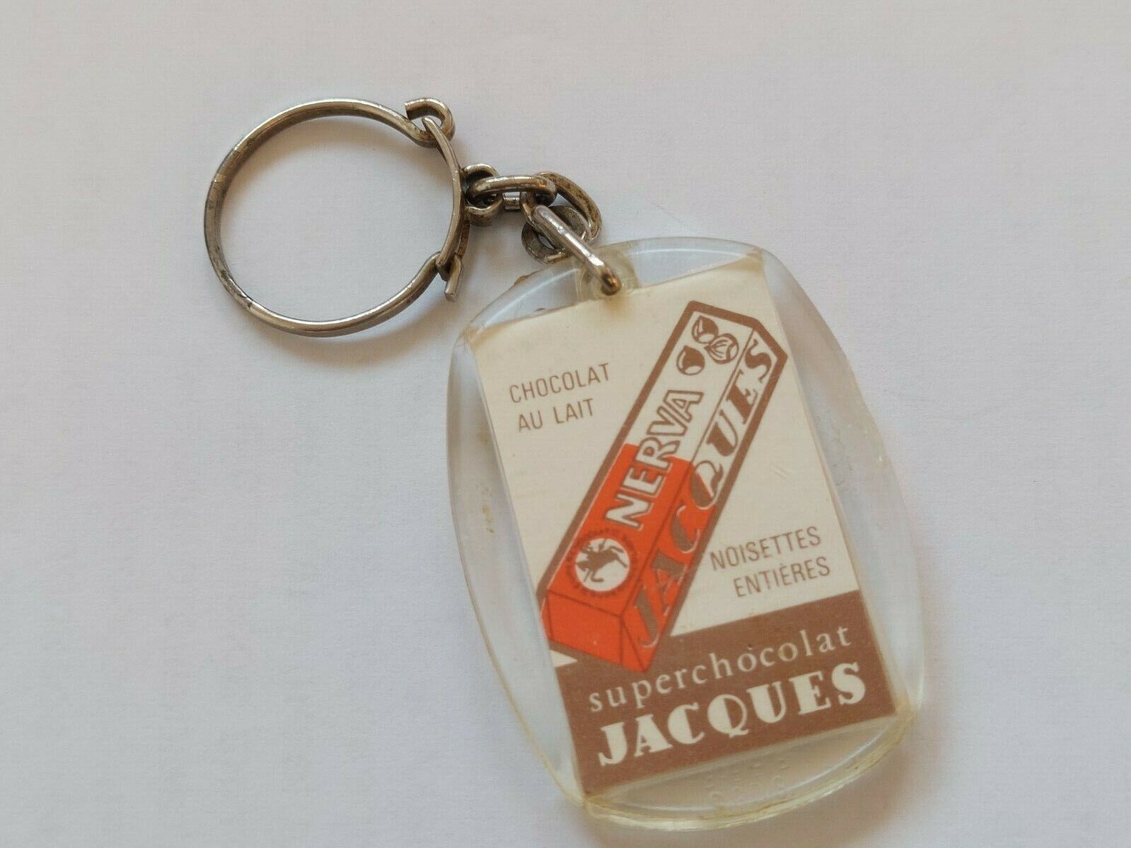  Nerva Jacques Superchocolat French Advertising Vintage 1960s Key chain