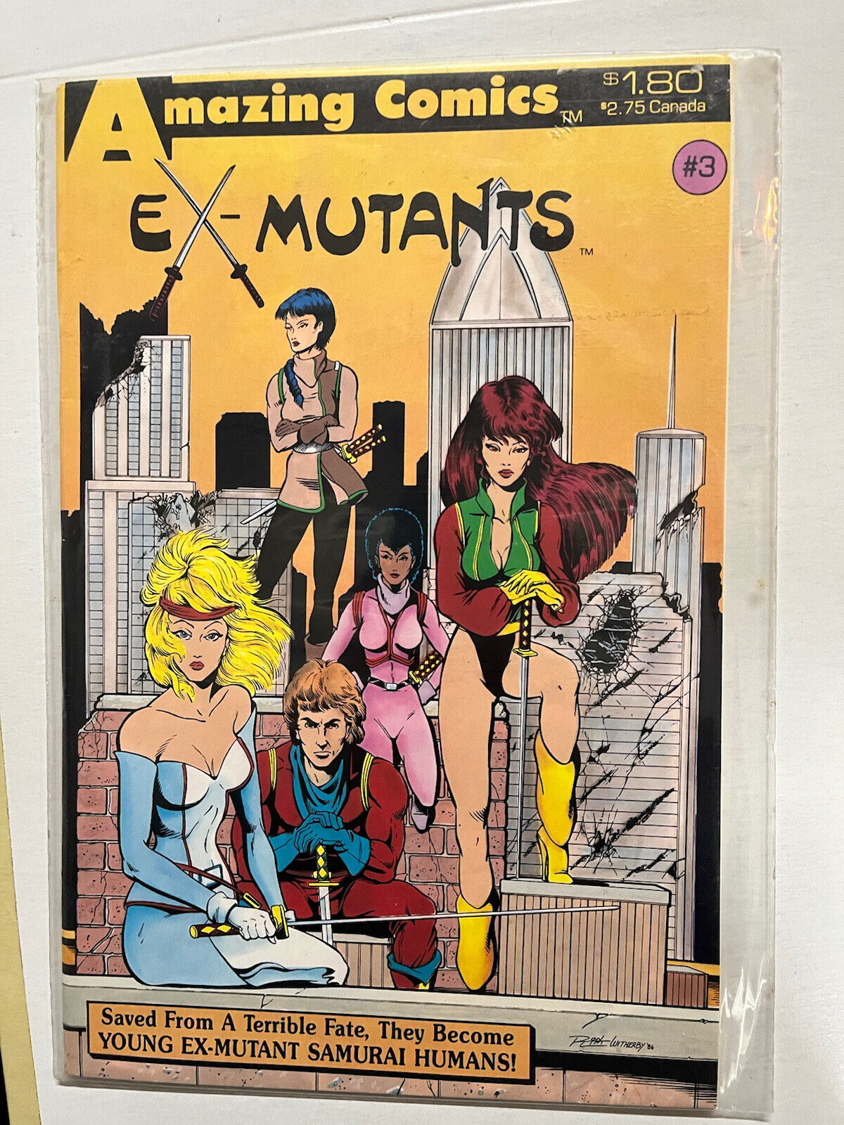 Ex-Mutants issue #3, Amazing Comics (1987), Near Mint | Combined Shipping
