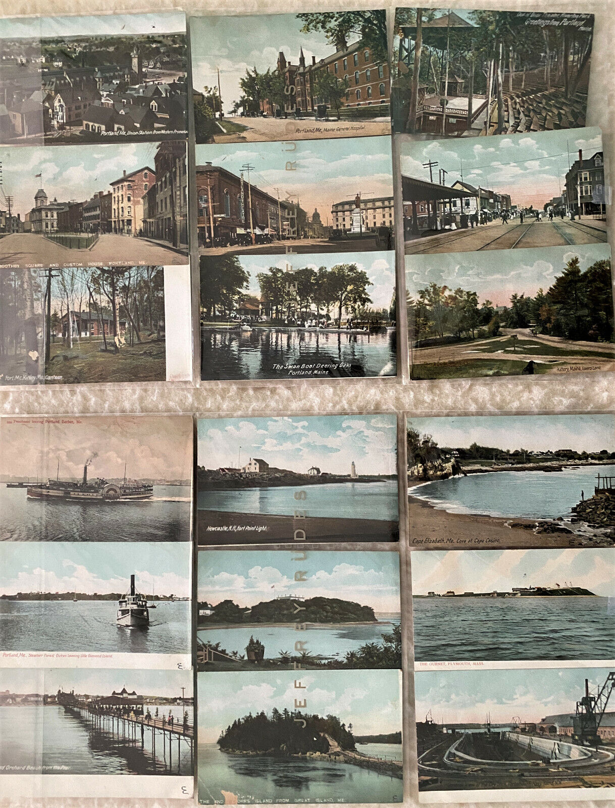 LOT OF 36 MIX CARTE POSTALE. Early 1900’s Postcards The Collector\'s Treasury 