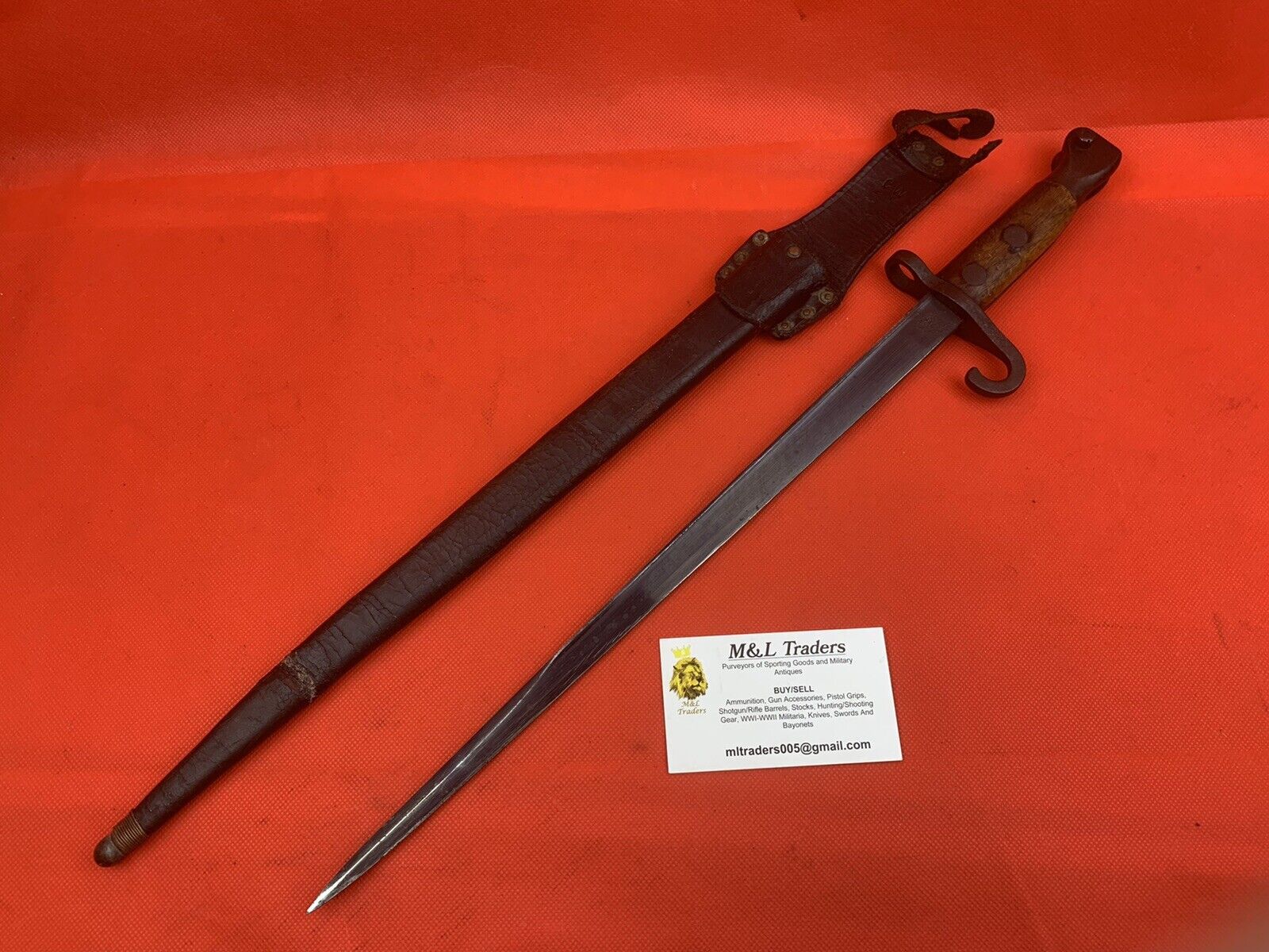 Original Dutch M1895 Bayonet Mannlicher Rifle RARE Pre-WWI