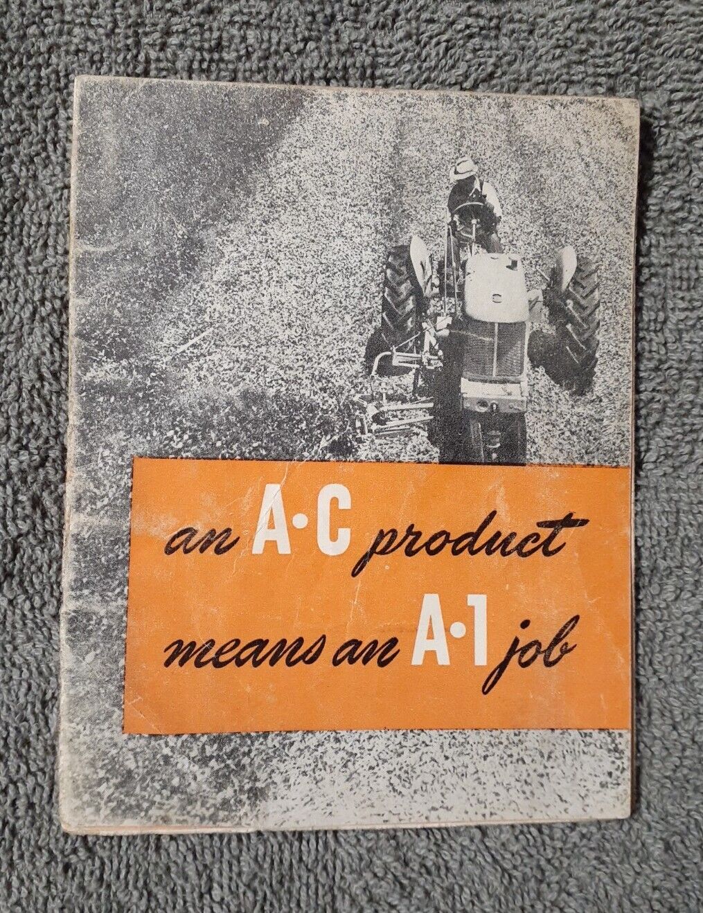Allis Chalmers Implements Fold-Out Brochure