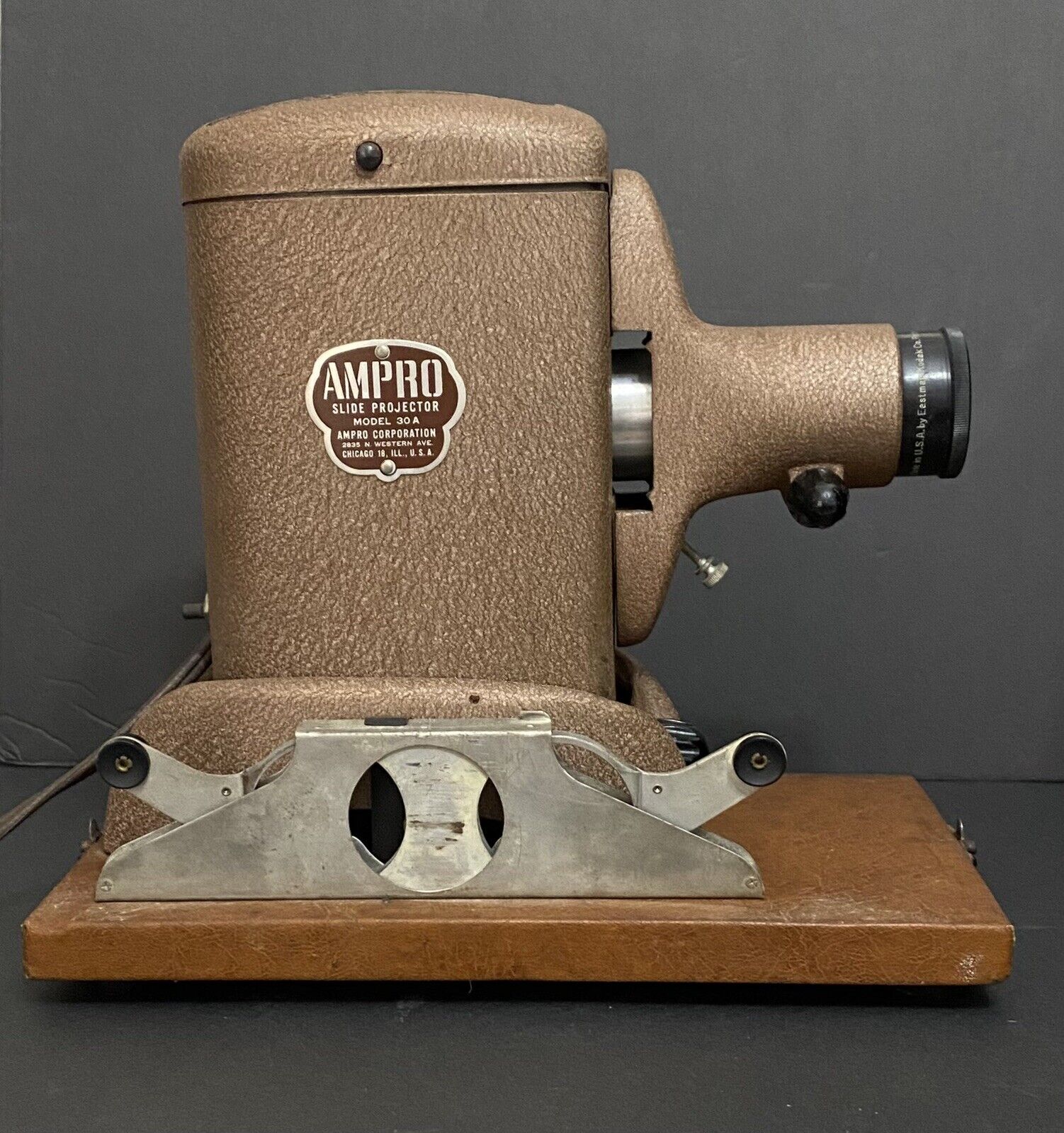 Vintage 1947 Ampro Slide Projector 
