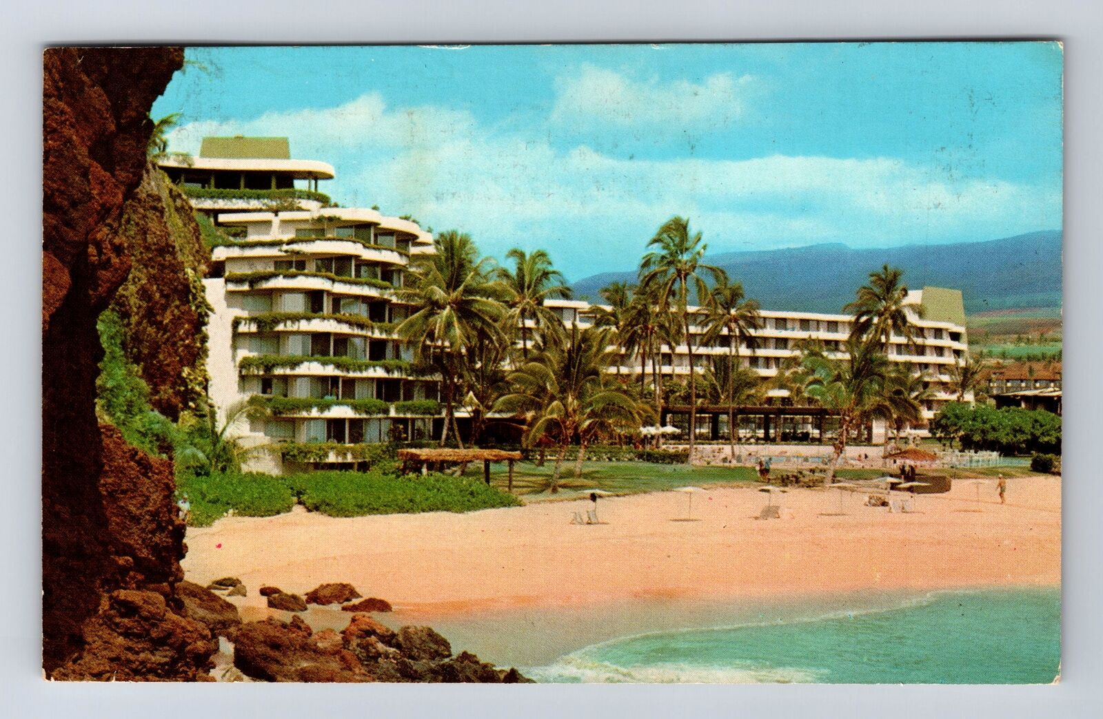 Maui HI- Hawaii, Sheraton Maui, Antique, Vintage c1971 Postcard