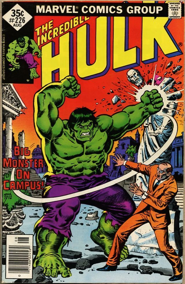 Incredible Hulk #226-1978 vg/fn 5.0 Whitman Variant Ernie Chan Doc Samson