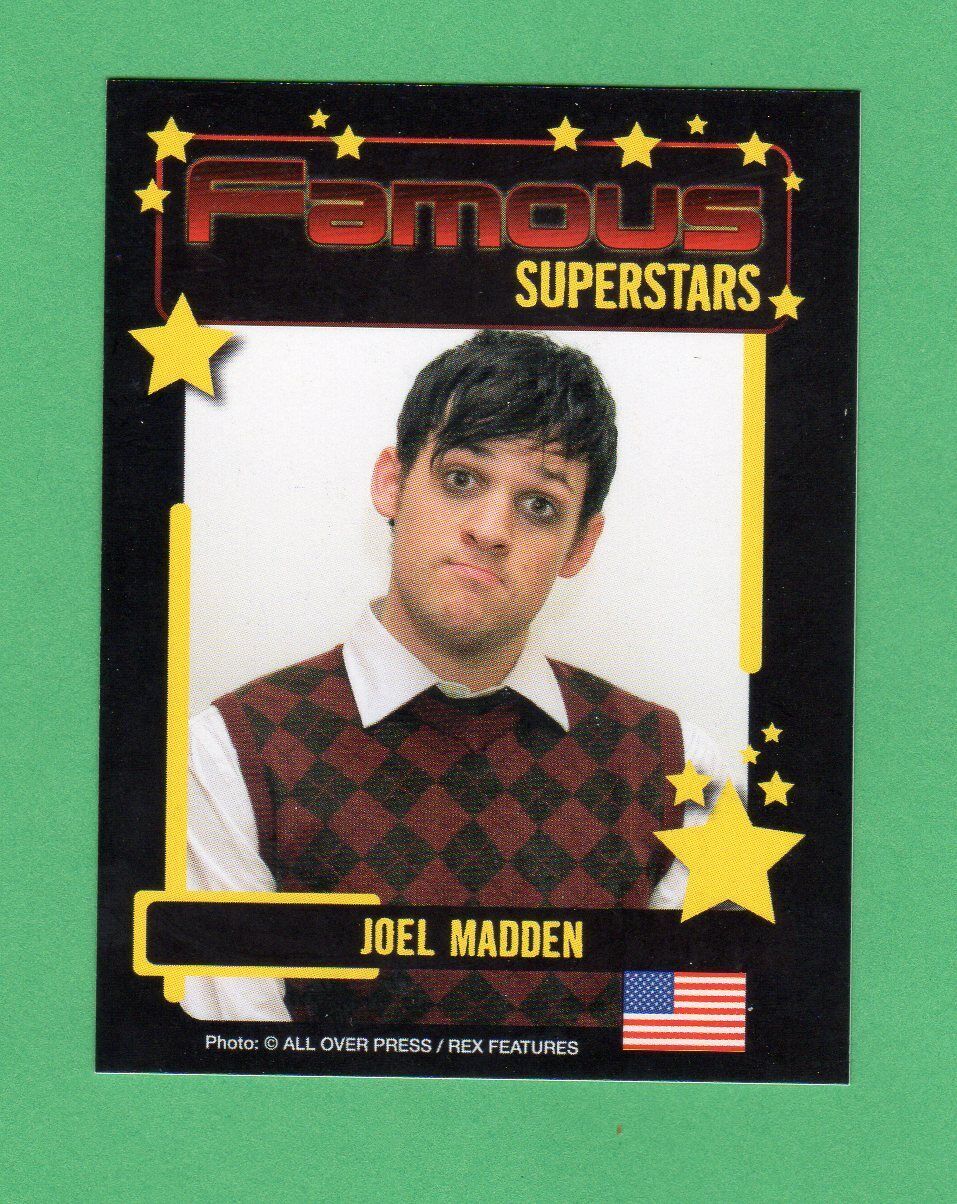 2005  Joel Madden  Famous Superstars Spanish Film Card  Rare  ..Must Read