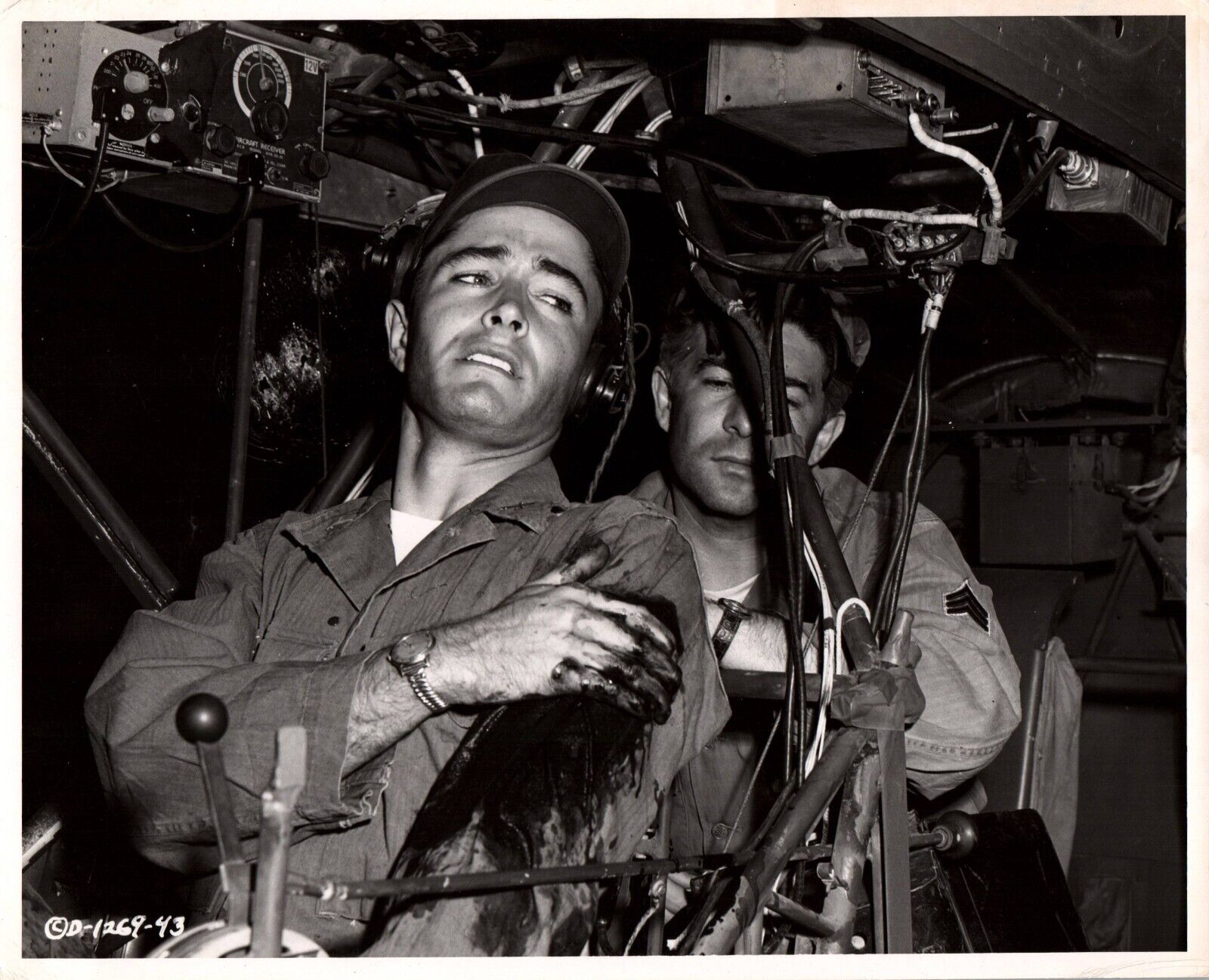 John Derek in Mission Over Korea (1953) ❤ Original Vintage Photo K 353