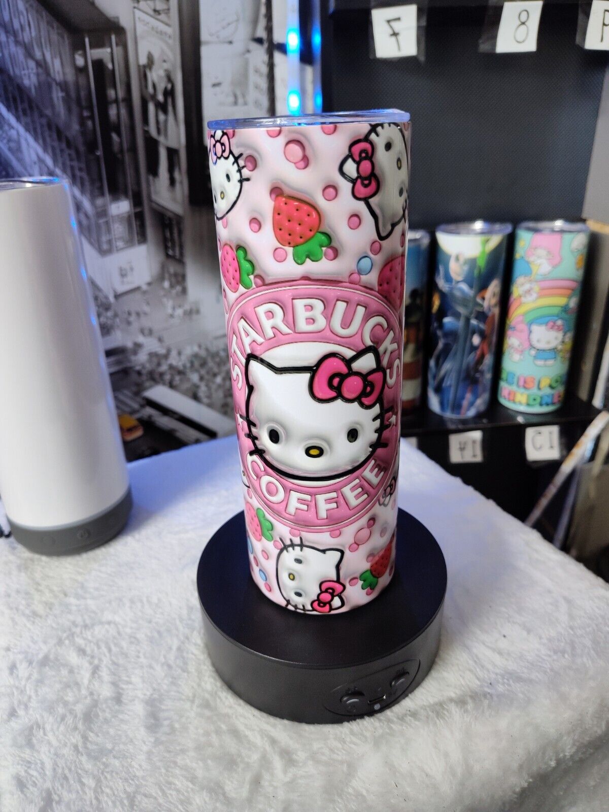 Hello Kitty Tumbler With Lid And Straw 20 Oz