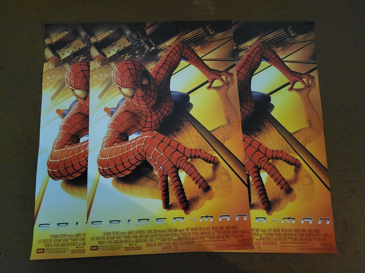 SPIDER-MAN April 15th rerelease mini-posters Spidermania