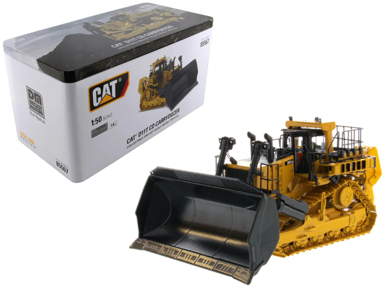 CAT D11T CD Carrydozer with Operator High Line Series 1/50 Diecast Model
