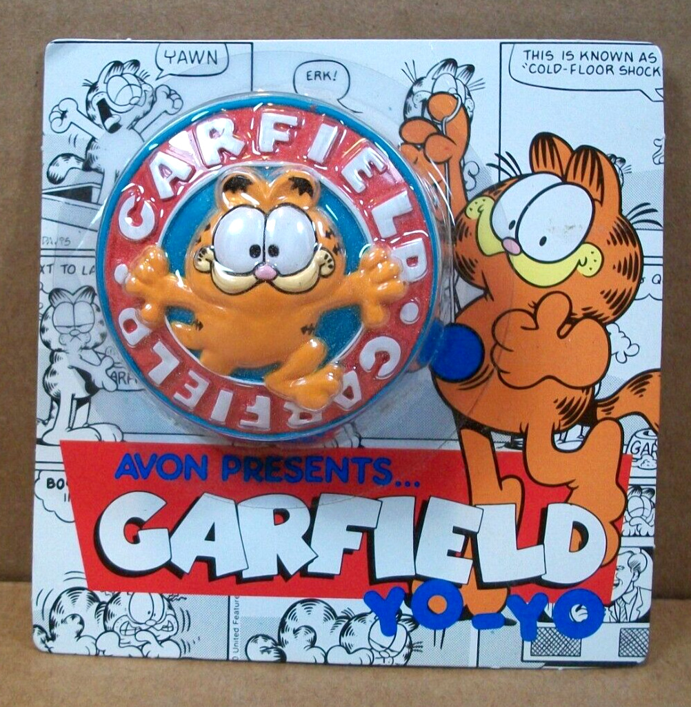 Vintage Garfield Yo-Yo (1981, Avon) ~ NIP