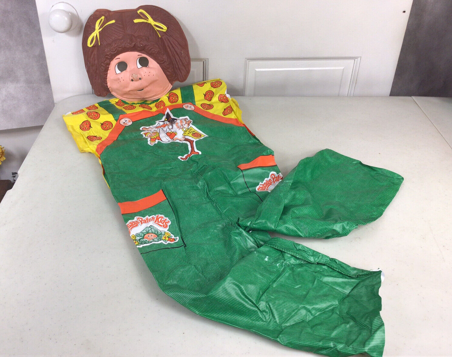 Vintage Cabbage Patch Halloween Costume and Mask