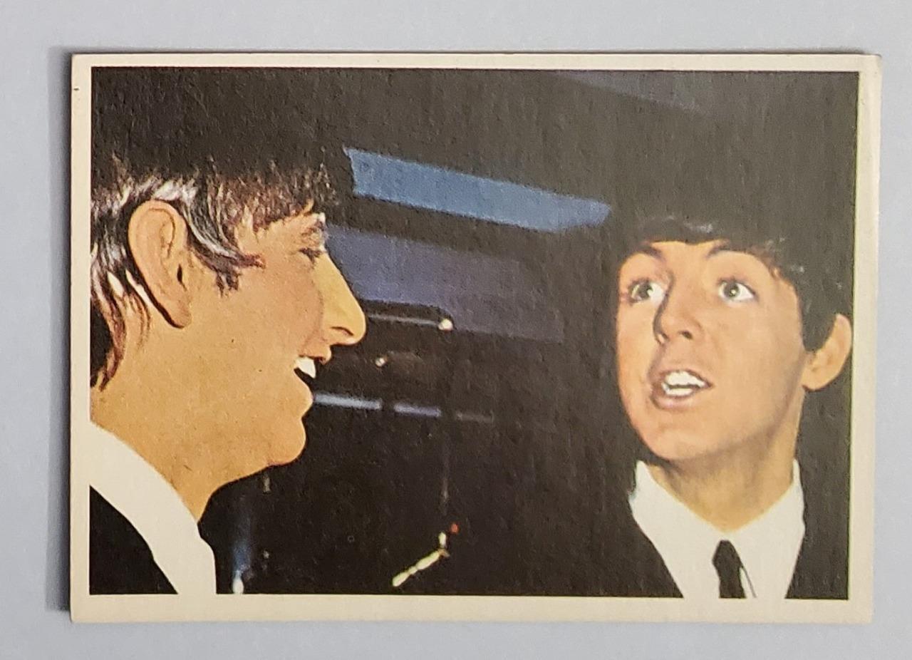 The Beatles US Original Topps 1960\'s Diary Color Bubble Gum Card # 1A