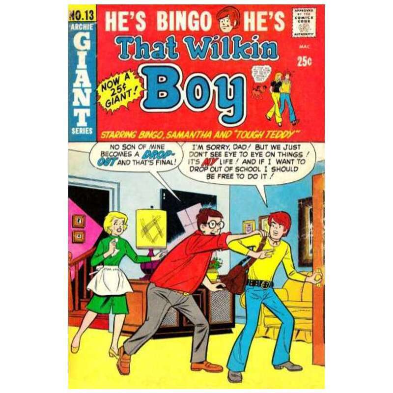 That Wilkin Boy #13 in Very Fine minus condition. Archie comics [q: