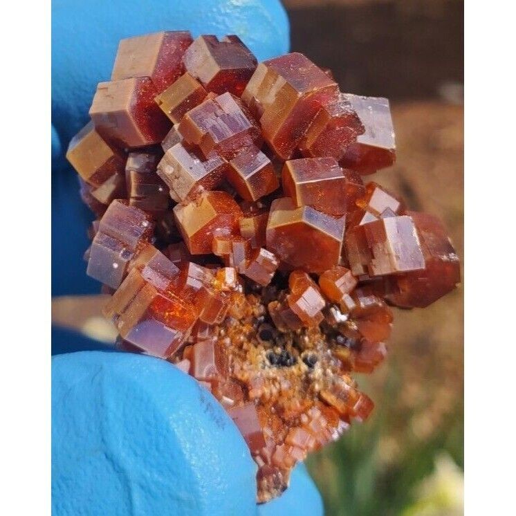 Natural Red Vanadinite SUPERB Crystal Specimen Morocco Healing Stone V13