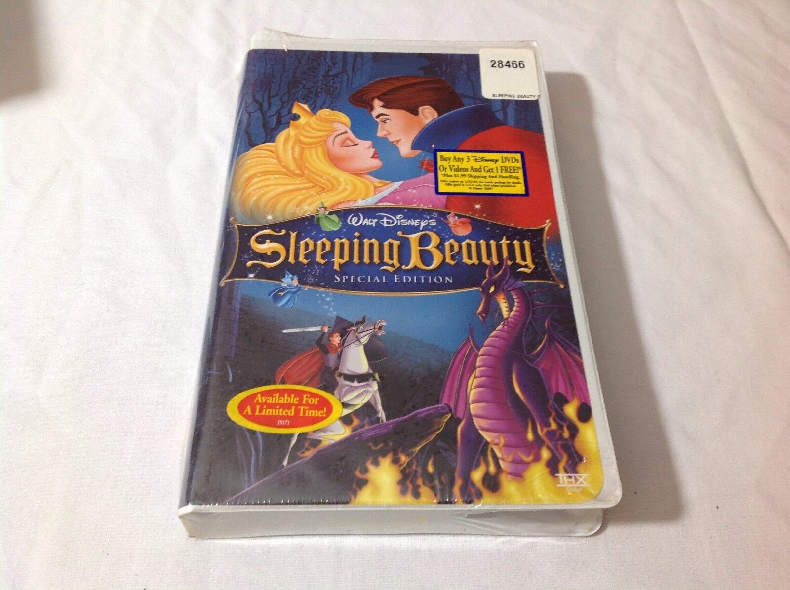 Vintage Walt Disney\'s Sleeping Beauty Special Edition VHS Tape 
